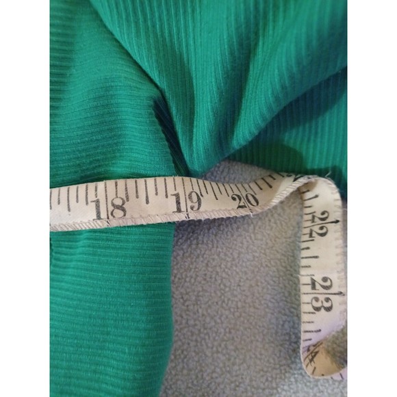 Herbert Grossman vintage Blazer Jacket Size 10 Green Made in USA 4 Button ribbed - Picture 10 of 10